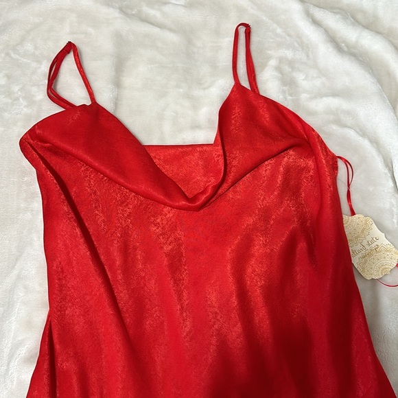 NWT MINI Glossed Cowl Neck Dress - Picture 2 of 3